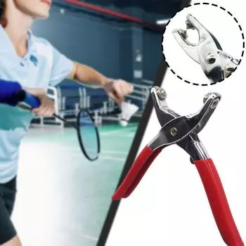 Бадминтонная машина Бадминтон струна зажим люверсы люверсы зажим инструмент замена красный