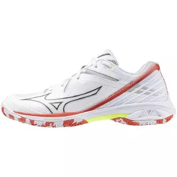 Бадминтонные кроссовки Wave Claw 3 Club Activities Gymnasium Lightweight Cushioning cm 3E [Mizuno] Белый/Черный/Красный 23.5