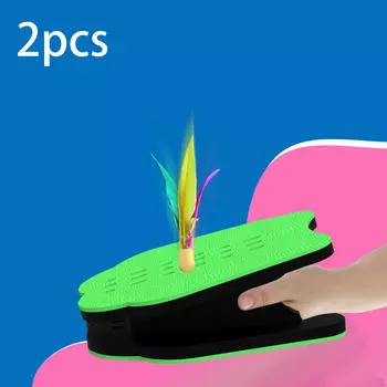 Бадминтонные ракетки для рук Ракетки Легкая интерактивная игрушка EVA Спортивные игрушки на открытом воздухе зелёный