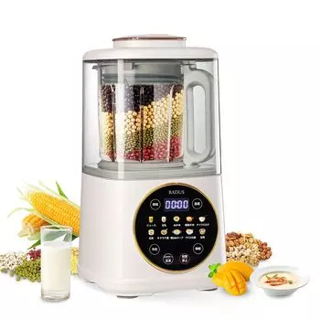 BADUS Soup Полностью автоматическое приготовление соевого молока для дома Легко ломающийся настенный блендер с соевым молоком Суп Nutmilkmaker Bean Maker Большой звукоизолирующий чехол Time