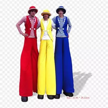 Badut Egrang клоун ходули утюг на термопереносной печати виниловые нашивки наклейки для одежды DIY аппликации моющиеся нашивки