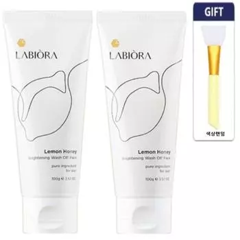 Bae Jong-ok Lemon Honey Pack] Raviora Lemon Honey Wash-Off Pack 150g + Silicone Brush, 2 pieces, 1 piece
