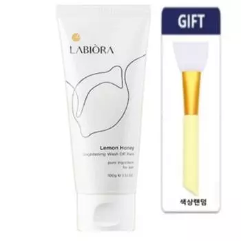 Bae Jong-ok Lemon Honey Pack] Raviora Lemon Honey Wash-Off Pack 150 г + силиконовая кисточка, 1 шт., 1 шт.