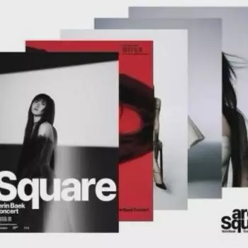 Baek Yerin Square Concert Md Плакат Набор Плакатов на площади
