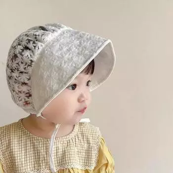 Baekbaeknara Infant Sun Hat с кружевным чепчиком, корейские детские товары