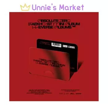BAEKHO - Альбомы Absolute Zero Weverse вер. WEVERSE VER.