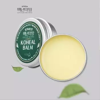 Baeknyeon Pharmacy Koheal Balm натуральное травяное лекарство, заложенность носа, увлажняющее средство для носа, мазь от ринита, крем, 20 г,