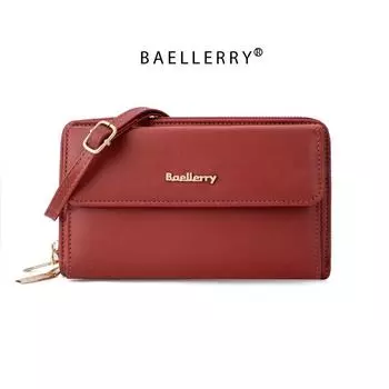 Baellerry модные сумки на плечо для женщин искусственная кожа сумка через плечо женские сумки для телефона кошелек 21*12.5*4cm темно-красного