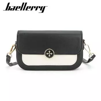 Baellerry модные сумки на плечо для женщин, женская сумка через плечо, сумки из искусственной кожи для телефона, кошелек, сумки для денег 19*10*6cm чёрный
