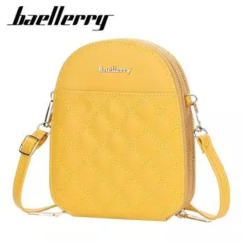 Baellerry модные женские сумки на плечо из искусственной кожи через плечо сумка женские сумки для телефона кошелек 19cm*15cm*5cm жёлтый