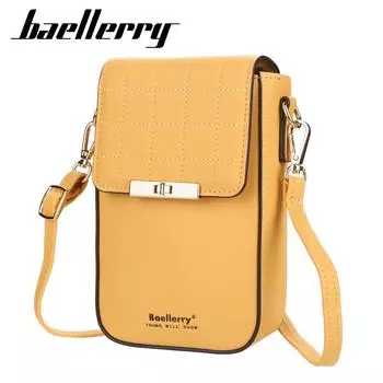 Baellerry модные женские сумки на ремне из искусственной кожи, сумка для телефона, женские клатчи, сумка через плечо, кошелек GZW 19cm*12cm*6.5cm