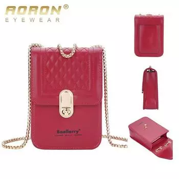Baellerry модный дизайн женские сумки на ремне из искусственной кожи сумка для телефона для дам мини-сумка через плечо 19*13.5*7cm красный
