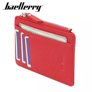 Baellerry Пакет для мужских и женских карт Корейская версия простой мультикарты Обложка для водительских прав Дикий тонкий держатель для банковских карт