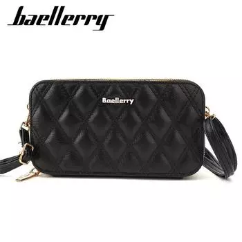 Baellerry женские модные сумки на плечо из искусственной кожи, сумка для телефона для дам, классический кошелек на молнии с держателем для карт 20*11*4.5cm красный