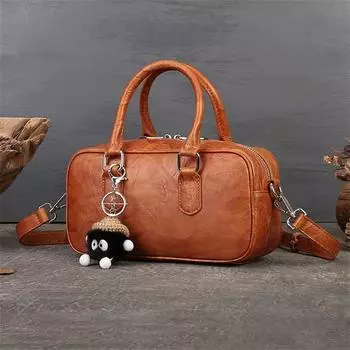 Baellerry женские модные сумки на плечо винтажный дизайн сумка-подушка из натуральной кожи сумки через плечо сумки 25*13*8.5cm кофейный