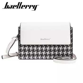 Baellerry Женские модные сумки на ремне из искусственной кожи, сумка через плечо, классический дизайн, сумки для телефона, кошелек 19*13*4.5cm вино красного