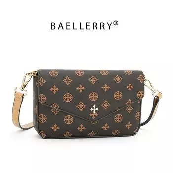 Baellerry женские сумки на плечо винтажный дизайн сумка для телефона из искусственной кожи для женщин сумки через плечо 21.5*13*4.5cm серый