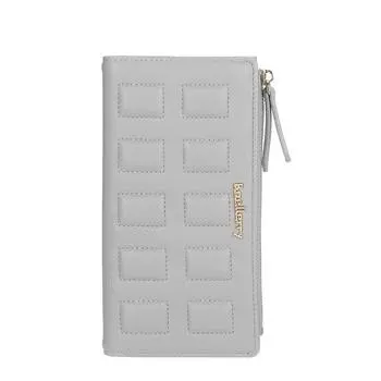 Baellerry женский длинный кошелек на молнии многофункциональный кошелек для сотового телефона корейский стиль кошелек для монет PU кожаный клатч модный бумажник