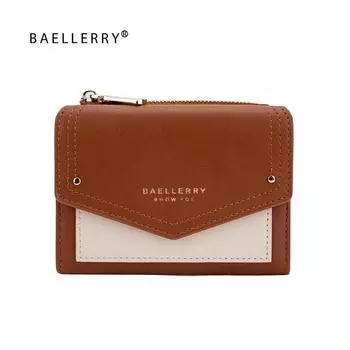 Baellerry женский модный мини-кошелек из искусственной кожи с держателем для карт кошельки для дам сумки для денег 12.7*10*2cm чёрный