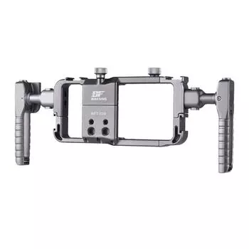 BAFANG BFT-02B Универсальная клетка для телефона Портативный комплект для видеосъемки телефона Ручной стабилизатор для смартфона серый
