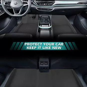 BAFIRE 3D коврики для пола на заказ для Volkswagen ID.4 XPE&TPR улучшенный напольный коврик всепогодный нескользящий коврик TPE багажник коврик