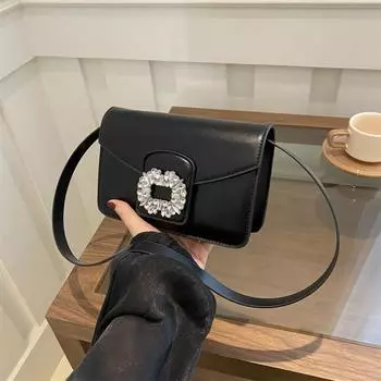 Bag 2024 new fashionable armpit bag small fresh texture shoulder bag foreign style beautiful personality casual messenger bag серебряный