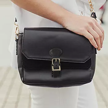 Застежка-пряжка для сумки, простая в использовании, универсальная застежка для сумочки чёрный