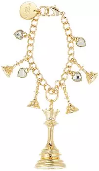 Bag Charm Chess Motif Charm White [Samantha Vega] Women s белый