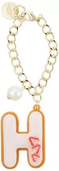 Подвеска для сумки Cookie Initial Charm Gold [Саманта Вега] (ЧАС) Женский золотой
