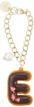 Подвеска для сумки Cookie Initial Charm Gold [Саманта Вега] (И) Женский золотой
