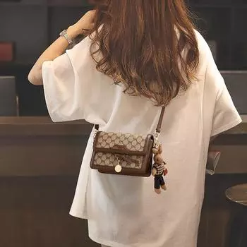 Bag Fashion Fashion Crossbody Bag Small Square Bag Senior Texture All-in-one Shoulder Bag Women s Bag