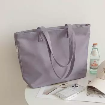 Bag Female Leisure Work Student Easiest for Match Canvas Bag Purple