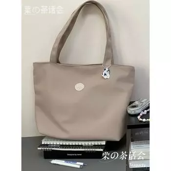 Bag Female Preppy Style Easiest for Match Ins Canvas Bag Khakis