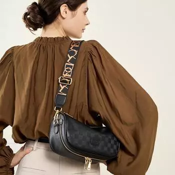 Bag Girl Summer Girl Bag Crossbody Bag Leather Pillow Bag Underarm Bag Superior Sense Shoulder Bag чёрный