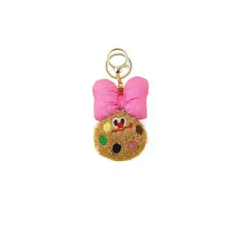 Bag Key Ring Cookie Bow Keyring Doll Pendant Keychain Bag Decoration Keychain Accessories style 1
