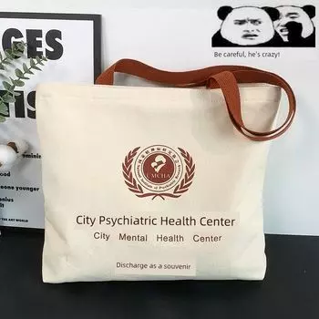 Bag Male and Female Students Spoof Single Shoulder Eco Bag Gifts Discharge as a souvenir