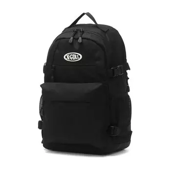 Bag OVAL LOGO BACKPACK BLACK [X Girl] Women s