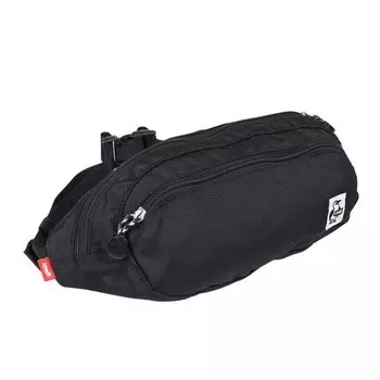 Bag Recycle Small Oval Waist Pack Black [Chums] Men s