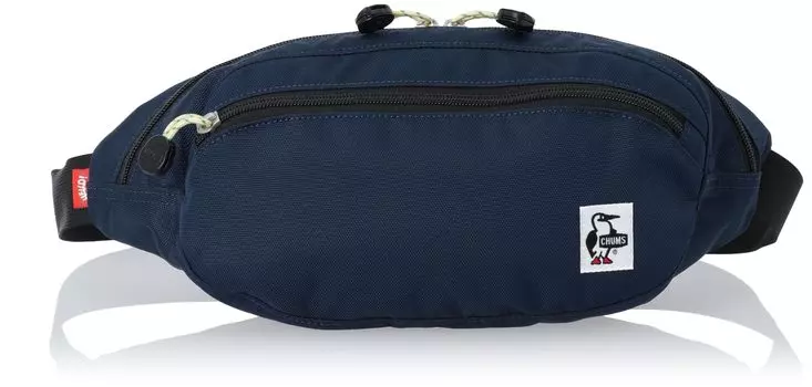 Bag Recycle Small Oval Waist Pack Navy [Chums] Men s