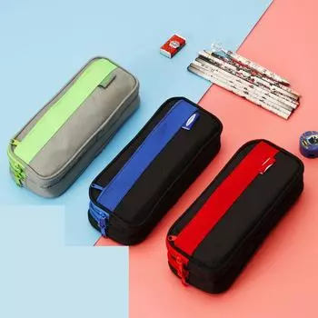 Bag Schools Supplies Pencil Bag Travel Wallet Pen Bag Stationery Storage Pencil Case Pen Box чёрный