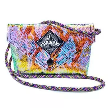 Bag Thai Fashion Brand Snake Pattern Shoulder Bag Magic Orange (In Stock)