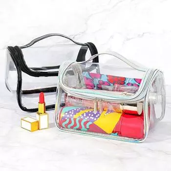 Bag Tote Handbags Case Women Toiletry Organizer Wash Bag Travel Cosmetic Bag Zipper Makeup Pouch A