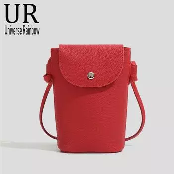 Bag Women 2025 New Arrival Mobile Phone Bag Women Simple Crossbody Women s Shoulder Bag Small Square Bag Mini Bag Fancy Red