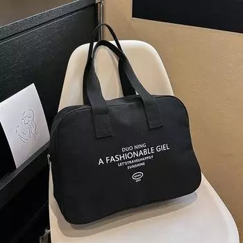 Bag Women s 2024 Autumn New Large Capacity Handbag Simple Leisure Commuter Student Light Travel Shoulder Bag