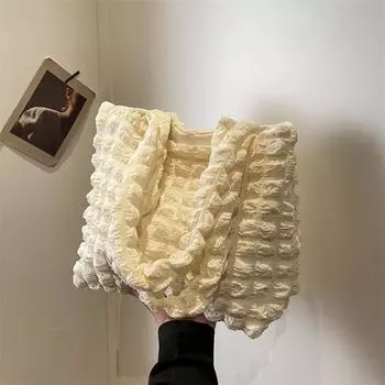 Bag Women s 2024 Early Spring New Casual Commuter Shoulder Bag Simple Personality Tote Bag Fashion Handbag Women s Bag чёрный