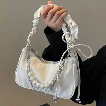 Сумка женская 2024 года, новая модная сумка-мессенджер женская в иностранном стиле, универсальная сумка на одно плечо подмышкой женская зелёный