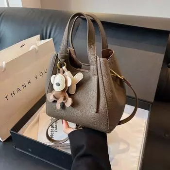 Bag Women s Fancy Western Style Shoulder Messenger Bag Khaki (send a small bag)