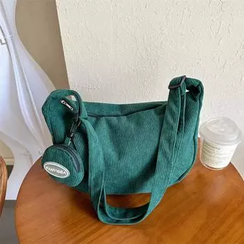 Bag Women s Fashion Simple Crossbody Bag 2024 Autumn New Retro Personality Tote Bag Casual Commuter Shoulder Bag чёрный