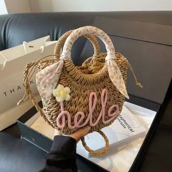 Bag Women s Seaside Vacation Beach Niche Style Handbag Pink