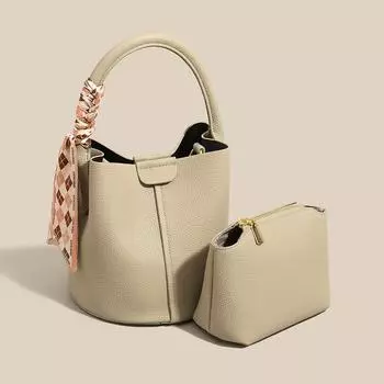 Bag Women s Spring Vegetable Basket Women s Bag Fashion Commuter Bucket Bag Large Capacity Single Shoulder Crossbody Bag хаки